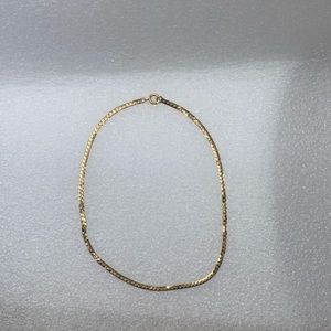 Herringbone Chain Bracelet 14K Yellow Gold 8.5"